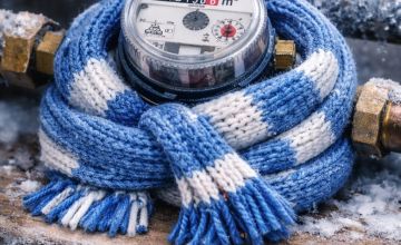 Zabezpiecz wodomierz przed mrozem